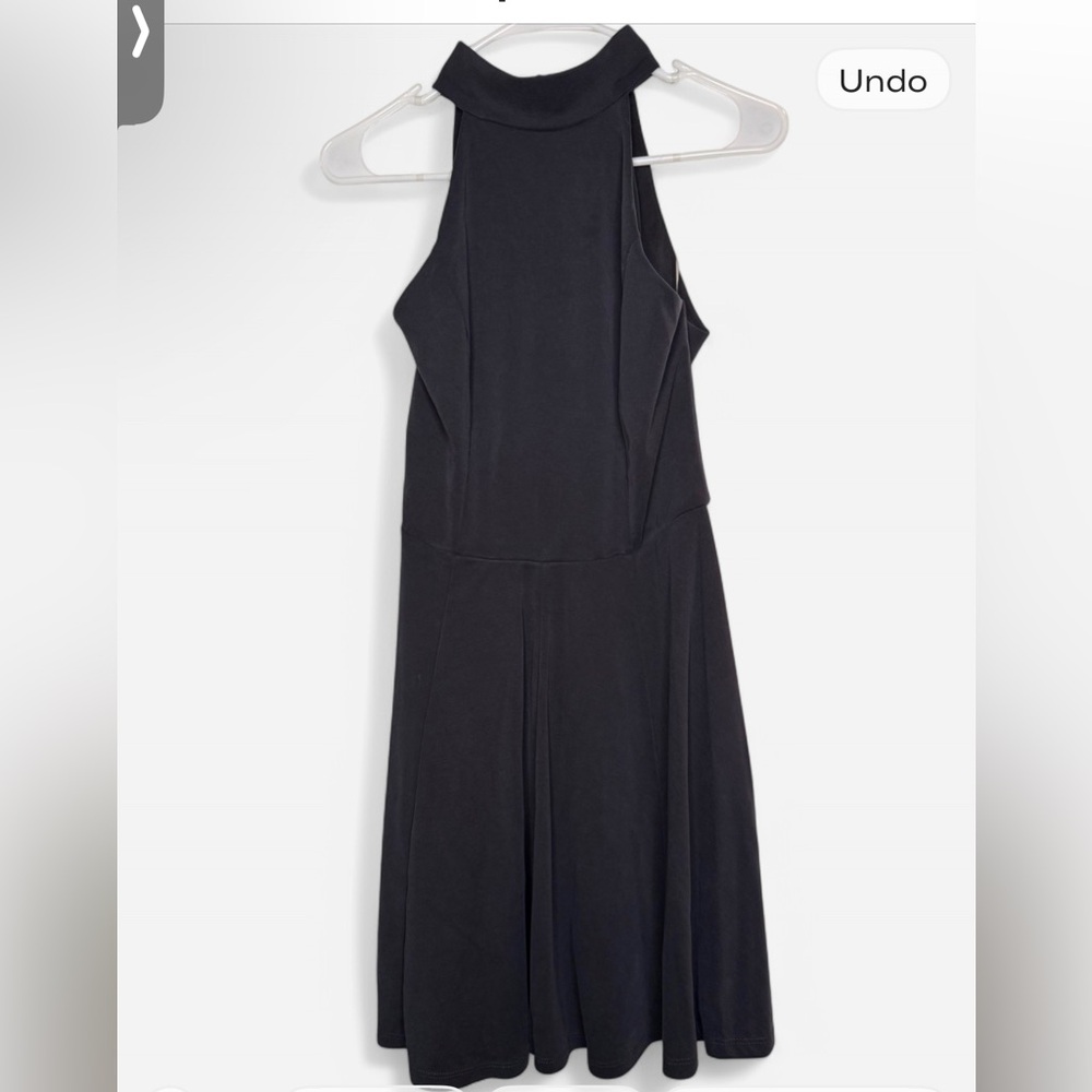 NWOT Altar’d State black halter skater dress size L